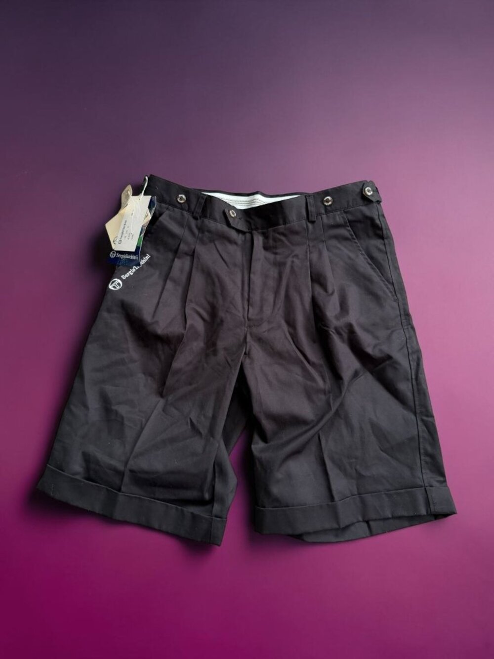 SERGIO TACCHINI Men’s Black Shorts Size Medium / 34” NEW NWT